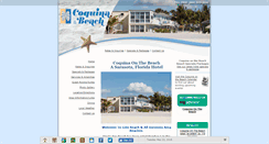 Desktop Screenshot of coquinaonthebeach.com